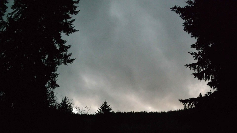 Pacific Northwest skyline timelapse on Dec 15th, 2025 at 5:00 PM