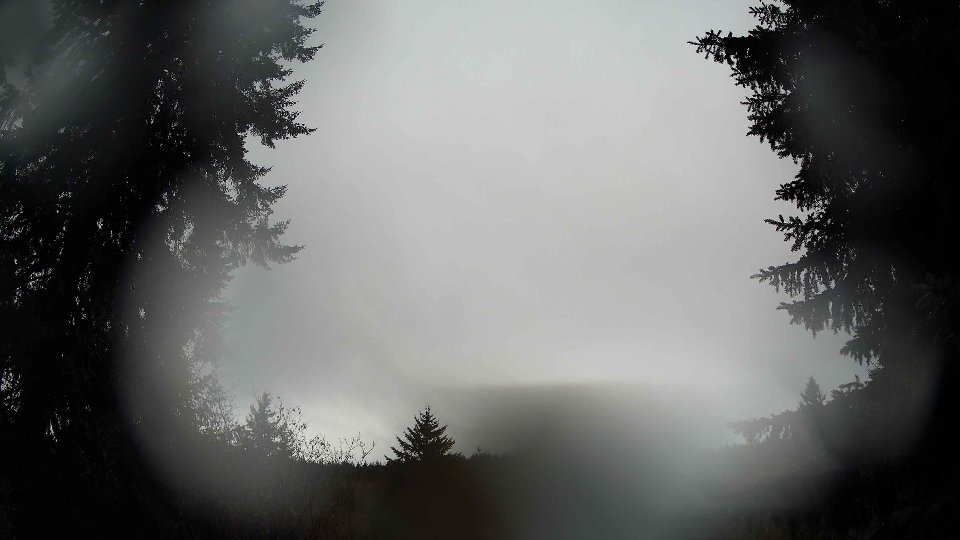 Pacific Northwest skyline timelapse frame from Dec 16th, 2025 at 7:45 AM