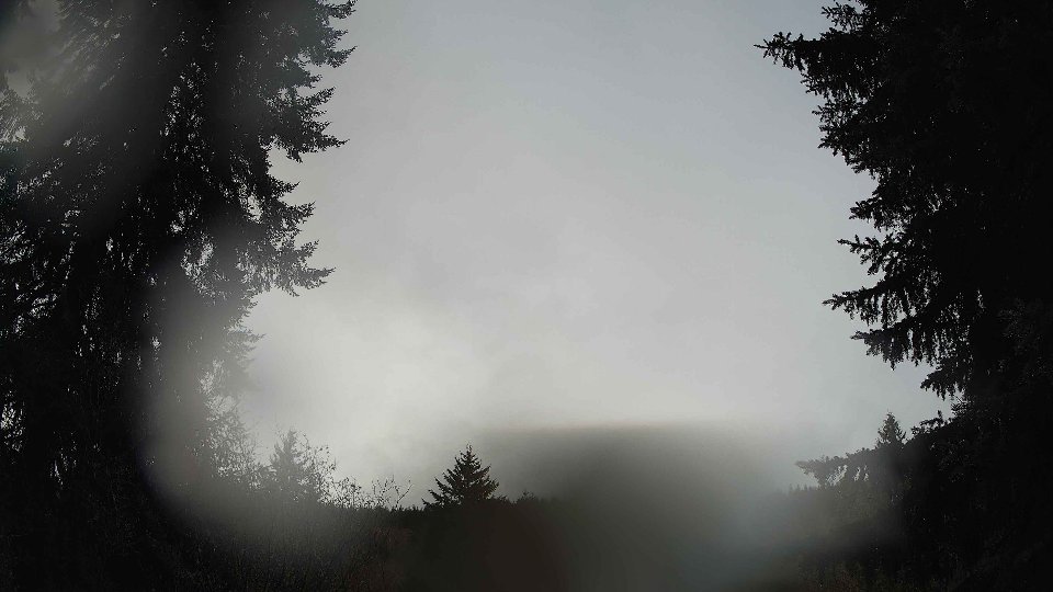 Pacific Northwest skyline timelapse frame from Dec 16th, 2025 at 8:45 AM