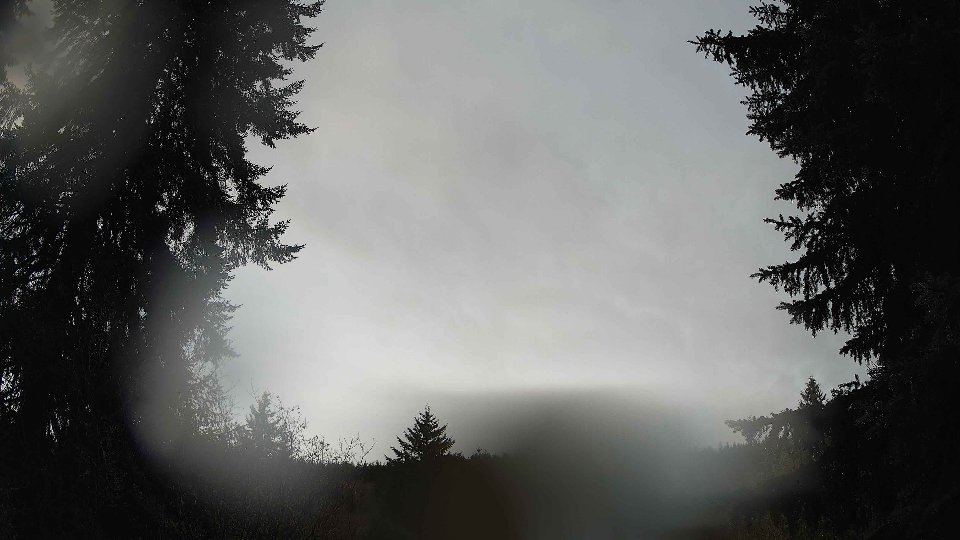 Pacific Northwest skyline timelapse frame from Dec 16th, 2025 at 9:00 AM