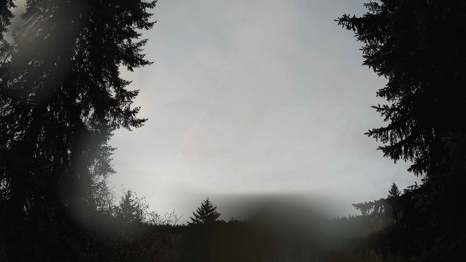 Pacific Northwest skyline timelapse frame from Dec 16th, 2025 at 9:30 AM