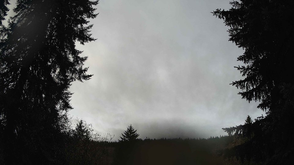 Pacific Northwest skyline timelapse frame from Dec 16th, 2025 at 10:00 AM