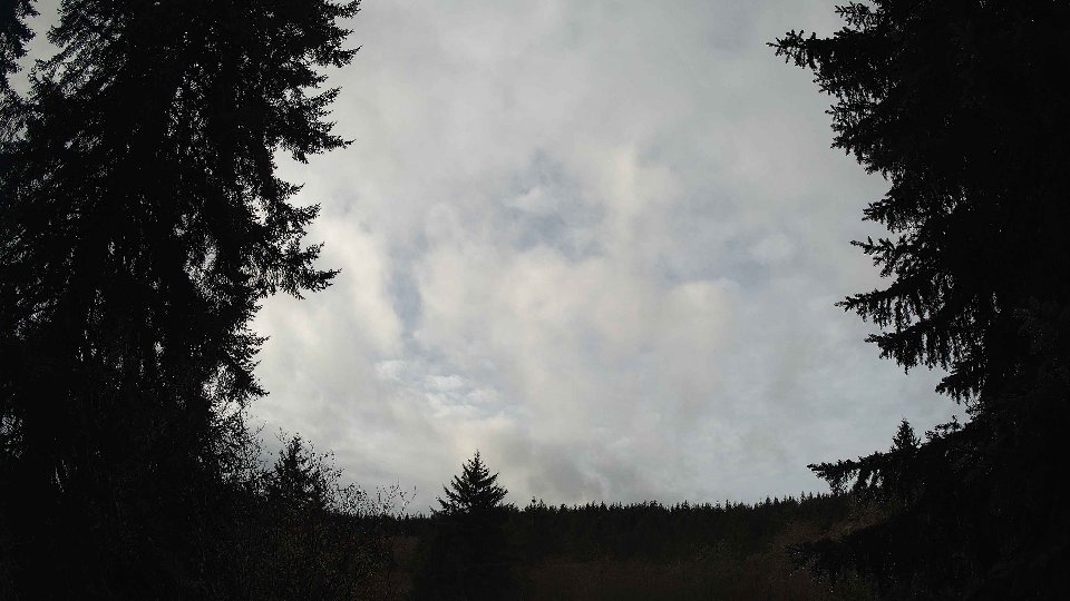 Pacific Northwest skyline timelapse frame from Dec 16th, 2025 at 10:45 AM