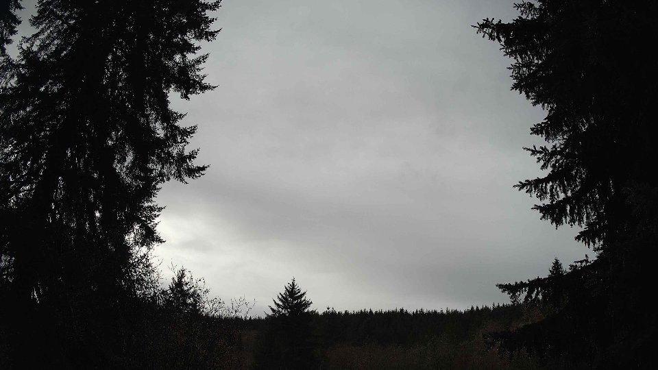 Pacific Northwest skyline timelapse frame from Dec 16th, 2025 at 11:45 AM