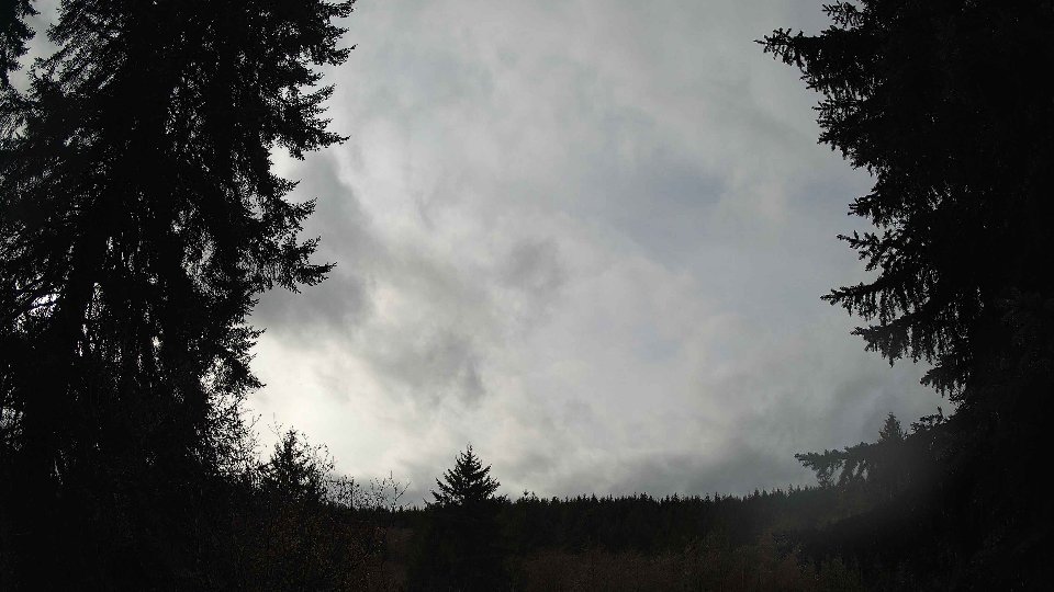 Pacific Northwest skyline timelapse frame from Dec 16th, 2025 at 12:30 PM