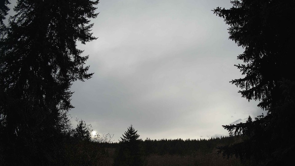 Pacific Northwest skyline timelapse frame from Dec 16th, 2025 at 2:30 PM