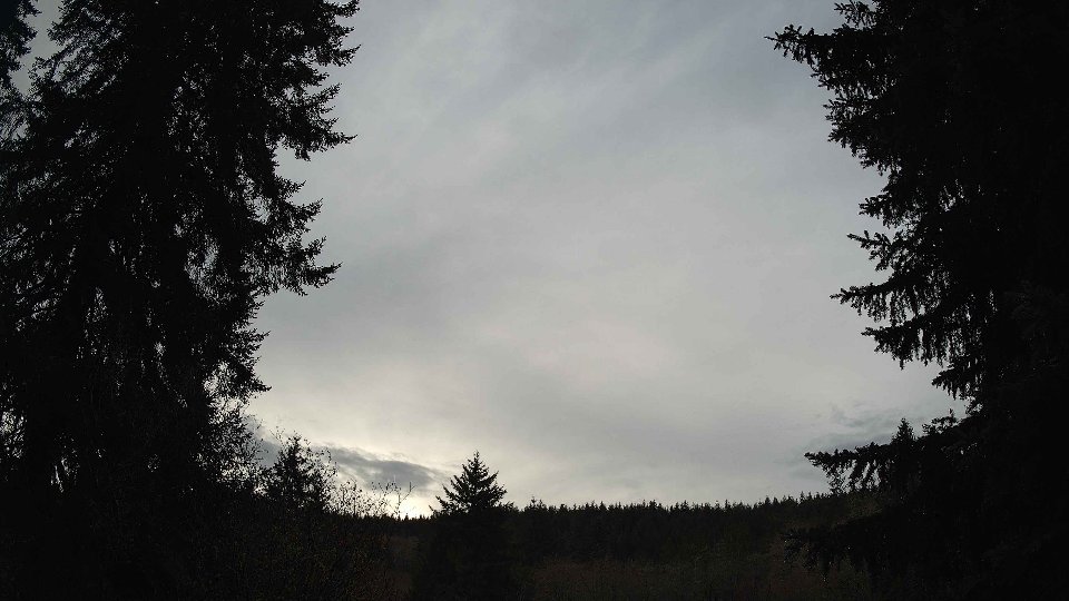 Pacific Northwest skyline timelapse frame from Dec 16th, 2025 at 3:00 PM