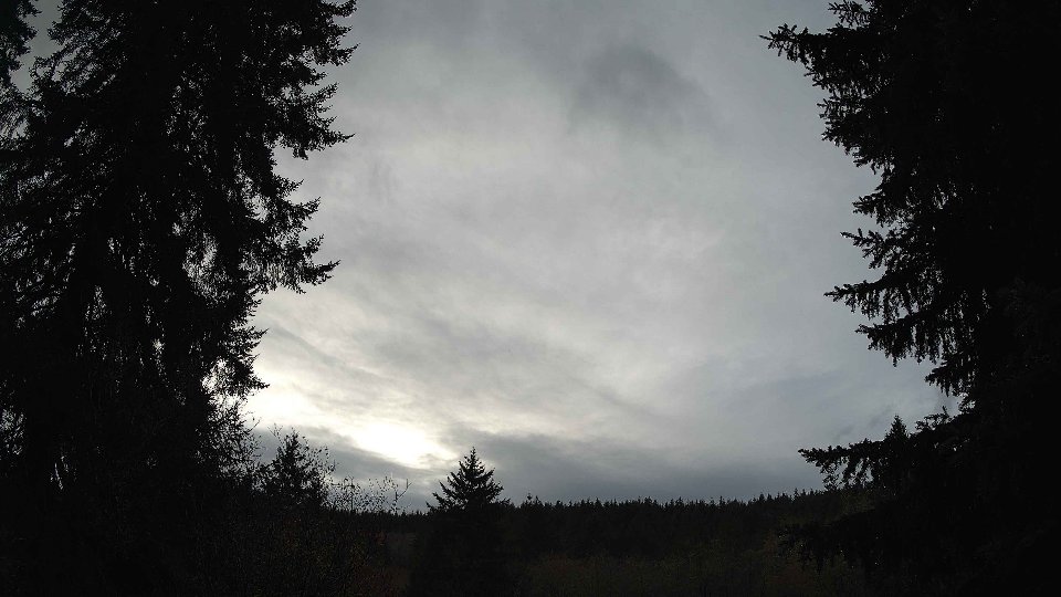 Pacific Northwest skyline timelapse frame from Dec 16th, 2025 at 3:15 PM