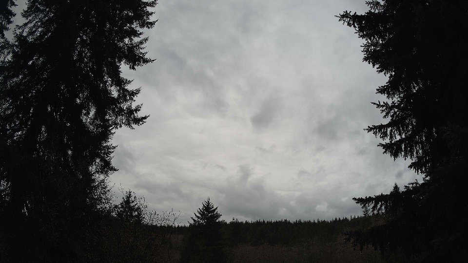 Pacific Northwest skyline timelapse frame from Dec 16th, 2025 at 3:30 PM