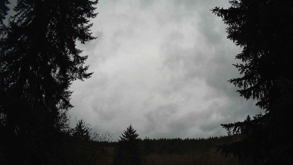 Pacific Northwest skyline timelapse frame from Dec 16th, 2025 at 3:45 PM