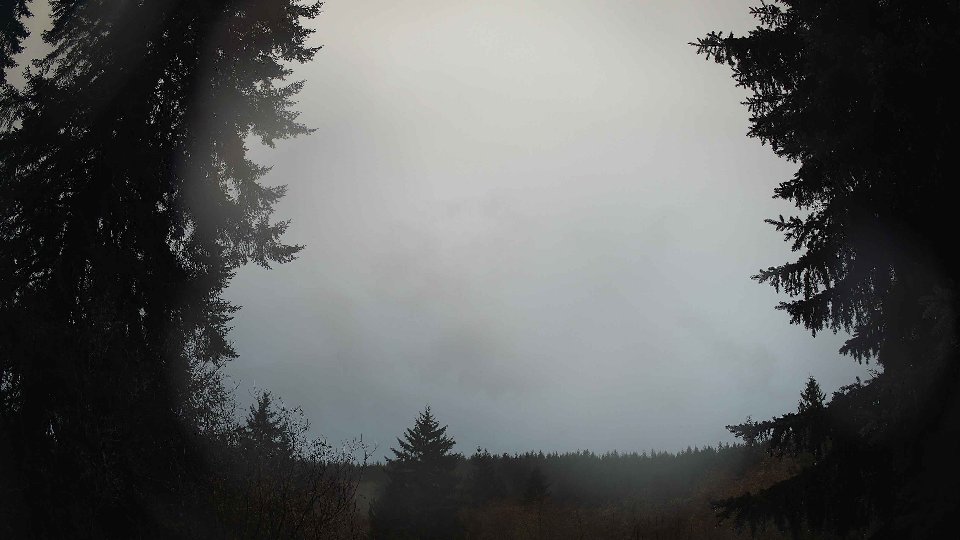 Pacific Northwest skyline timelapse frame from Dec 16th, 2025 at 4:15 PM