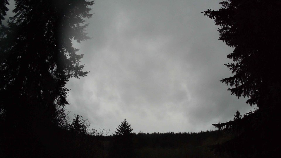 Pacific Northwest skyline timelapse frame from Dec 16th, 2025 at 4:45 PM