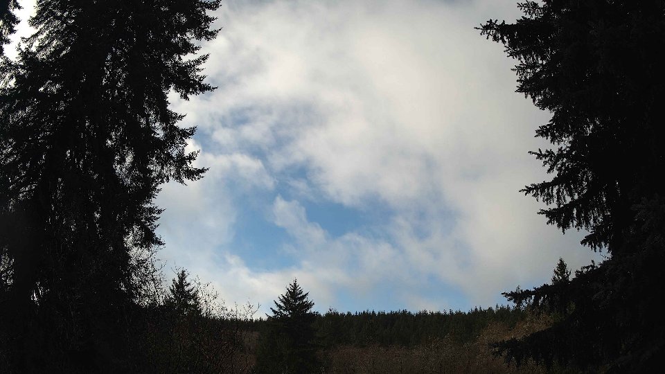 Pacific Northwest skyline timelapse frame from Dec 17th, 2025 at 5:30 AM