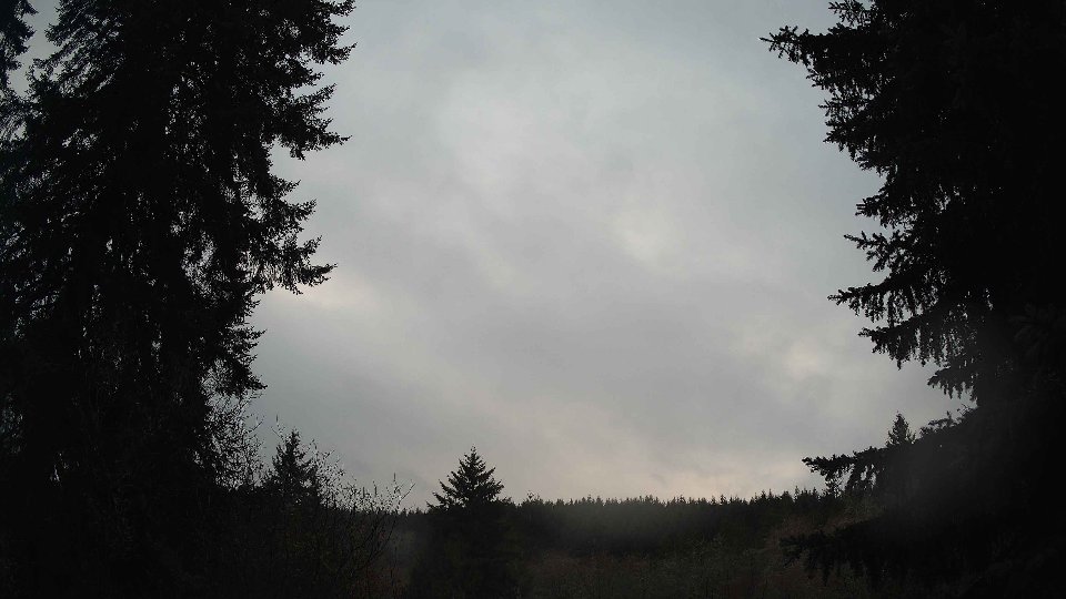Pacific Northwest skyline timelapse frame from Dec 17th, 2025 at 11:30 AM