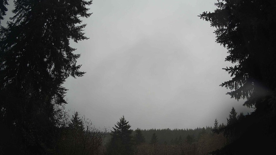 Pacific Northwest skyline timelapse frame from Dec 18th, 2025 at 11:45 AM