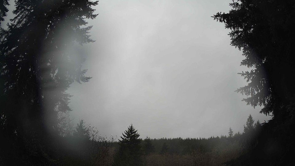 Pacific Northwest skyline timelapse frame from Dec 18th, 2025 at 12:00 PM