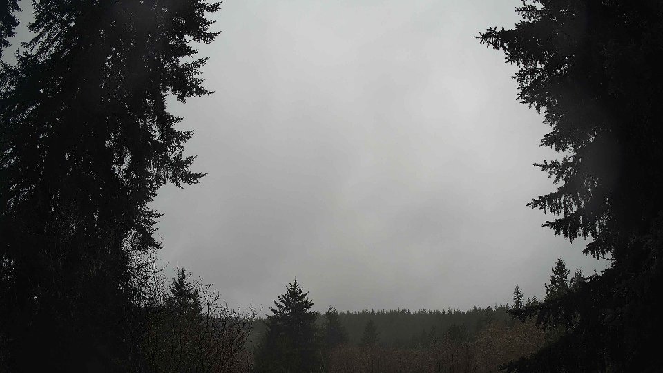 Pacific Northwest skyline timelapse frame from Dec 18th, 2025 at 12:30 PM