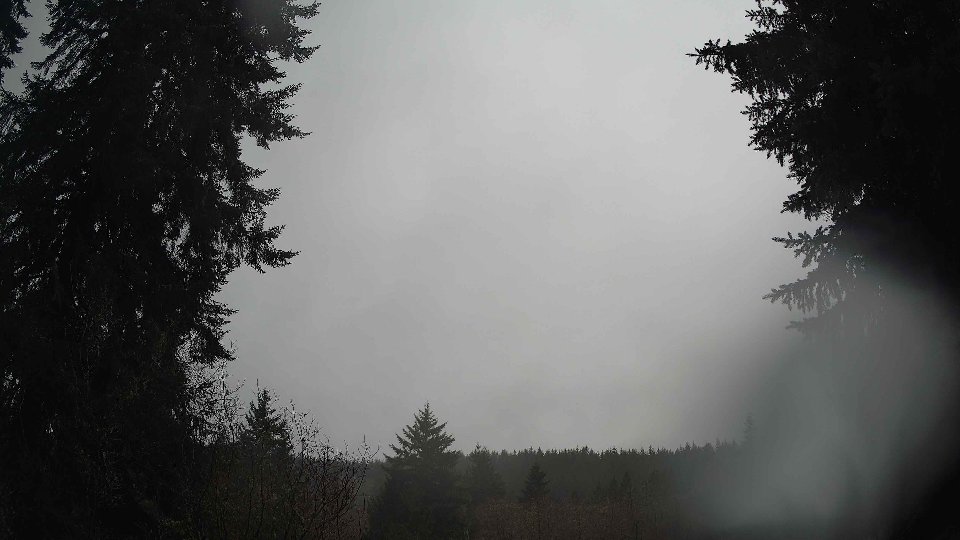 Pacific Northwest skyline timelapse frame from Dec 18th, 2025 at 1:00 PM
