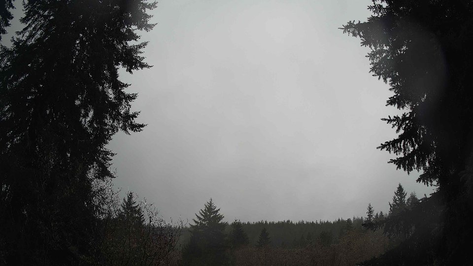 Pacific Northwest skyline timelapse frame from Dec 18th, 2025 at 1:15 PM