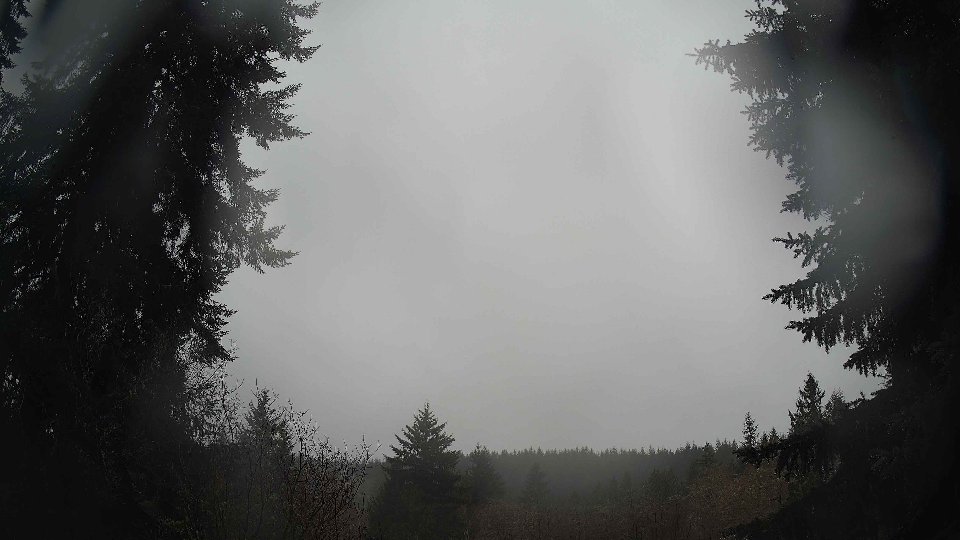 Pacific Northwest skyline timelapse frame from Dec 18th, 2025 at 3:30 PM