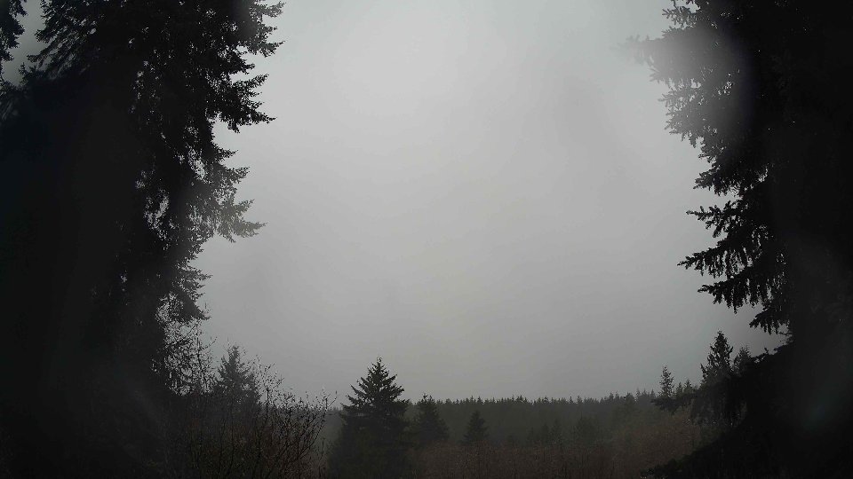Pacific Northwest skyline timelapse frame from Dec 18th, 2025 at 3:45 PM