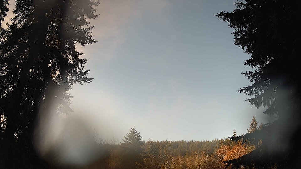Pacific Northwest skyline timelapse frame from Dec 19th, 2025 at 9:30 AM