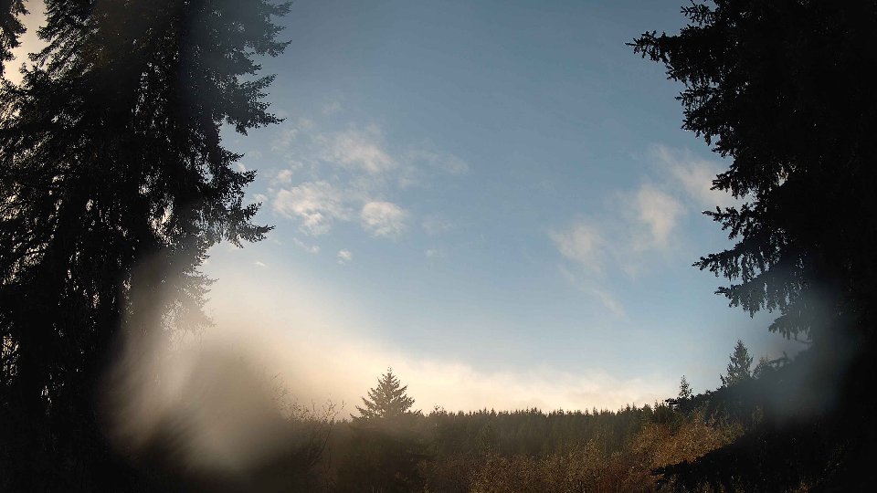Pacific Northwest skyline timelapse frame from Dec 19th, 2025 at 10:15 AM