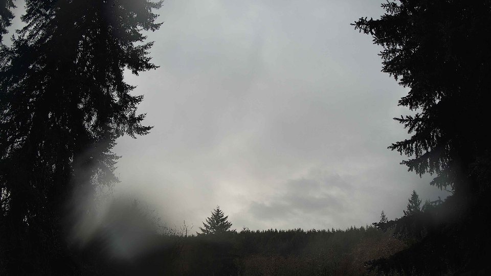 Pacific Northwest skyline timelapse frame from Dec 19th, 2025 at 10:45 AM