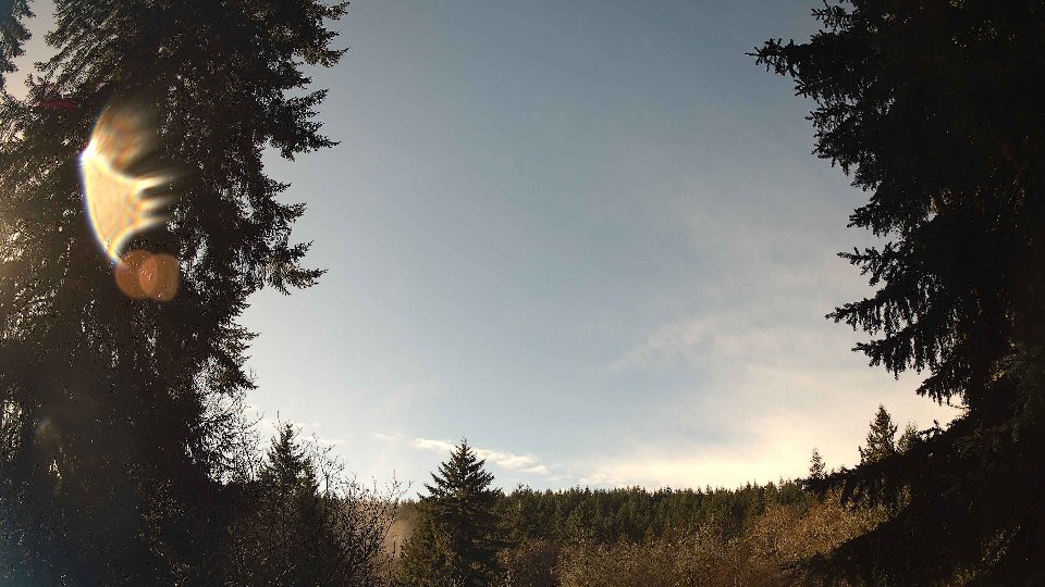 Pacific Northwest skyline timelapse frame from Dec 19th, 2025 at 11:30 AM