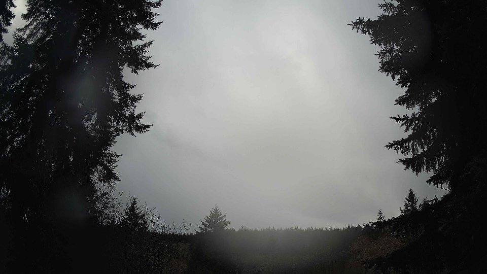 Pacific Northwest skyline timelapse frame from Dec 19th, 2025 at 12:30 PM