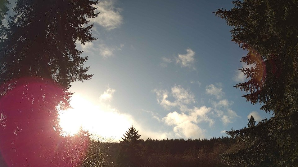 Pacific Northwest skyline timelapse frame from Dec 19th, 2025 at 2:00 PM