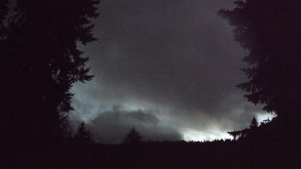 Pacific Northwest skyline timelapse frame from Dec 19th, 2025 at 5:16 PM