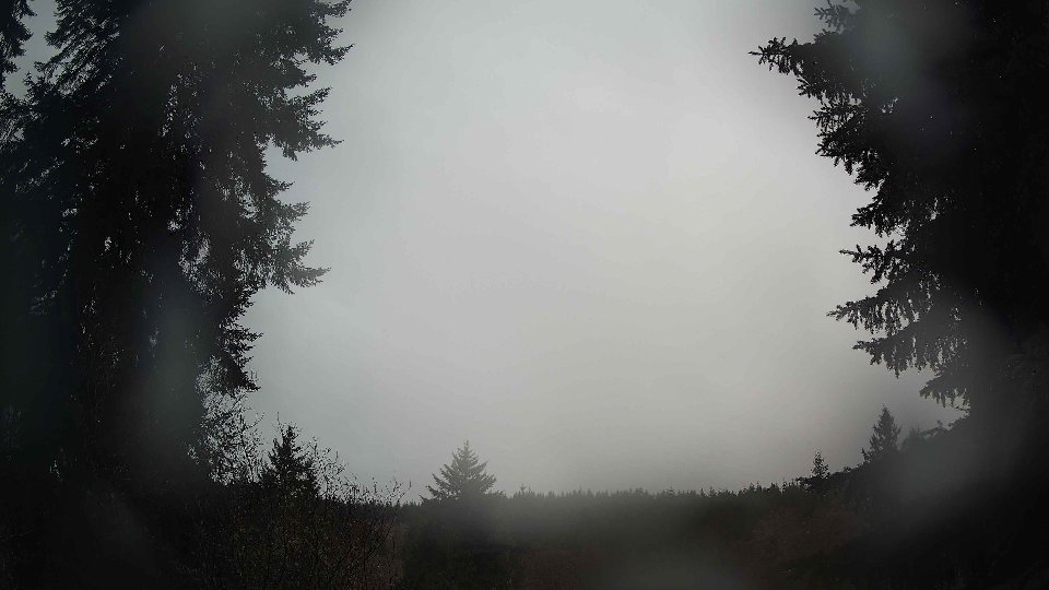 Pacific Northwest skyline timelapse frame from Dec 20th, 2025 at 8:00 AM