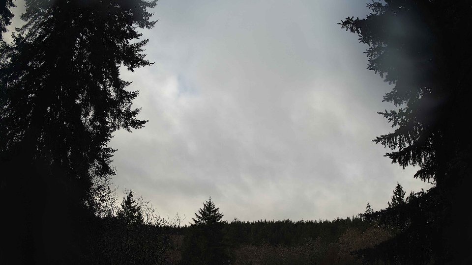 Pacific Northwest skyline timelapse frame from Dec 20th, 2025 at 9:30 AM