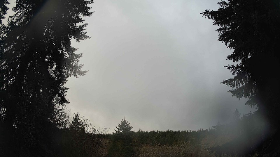 Pacific Northwest skyline timelapse frame from Dec 20th, 2025 at 10:45 AM