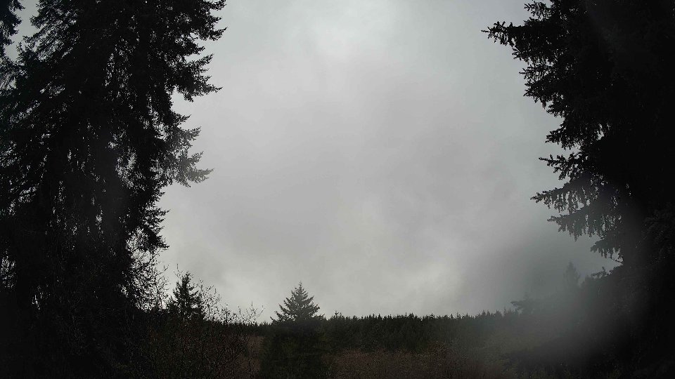 Pacific Northwest skyline timelapse frame from Dec 20th, 2025 at 11:30 AM