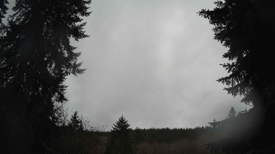 Pacific Northwest skyline timelapse frame from Dec 20th, 2025 at 12:15 PM