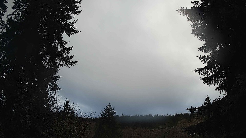 Pacific Northwest skyline timelapse frame from Dec 20th, 2025 at 3:15 PM