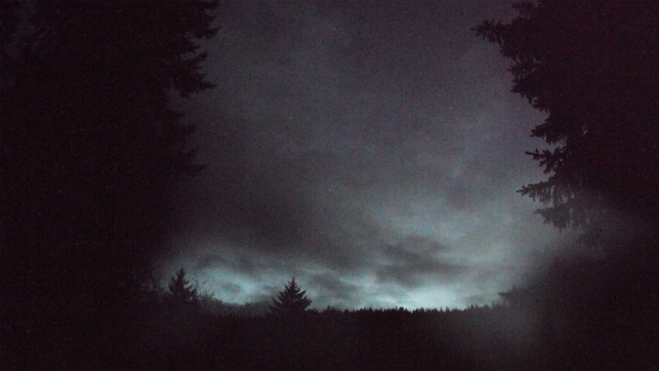 Pacific Northwest skyline timelapse frame from Dec 20th, 2025 at 5:18 PM