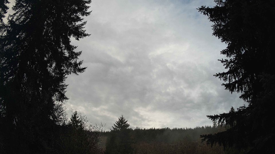 Pacific Northwest skyline timelapse frame from Dec 21st, 2025 at 9:15 AM