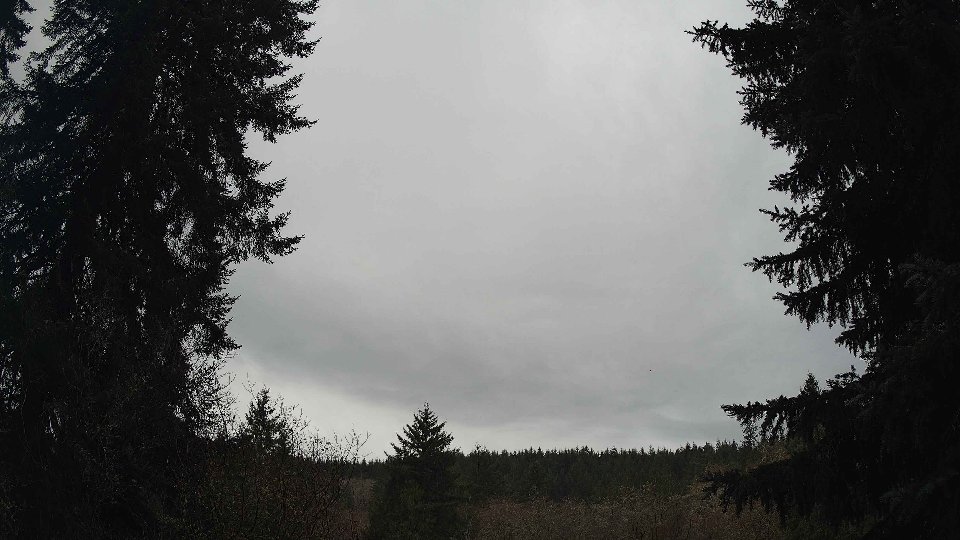 Pacific Northwest skyline timelapse frame from Dec 21st, 2025 at 9:45 AM