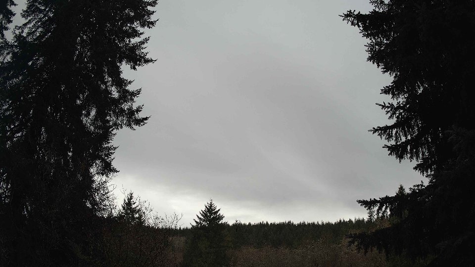 Pacific Northwest skyline timelapse frame from Dec 21st, 2025 at 10:30 AM