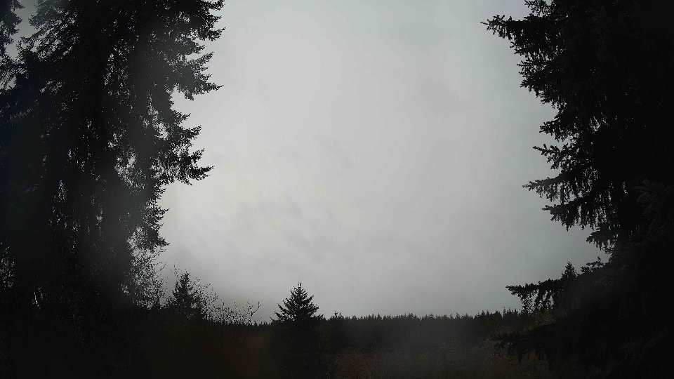 Pacific Northwest skyline timelapse frame from Dec 21st, 2025 at 1:00 PM