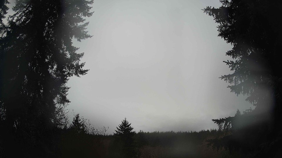 Pacific Northwest skyline timelapse frame from Dec 21st, 2025 at 1:15 PM