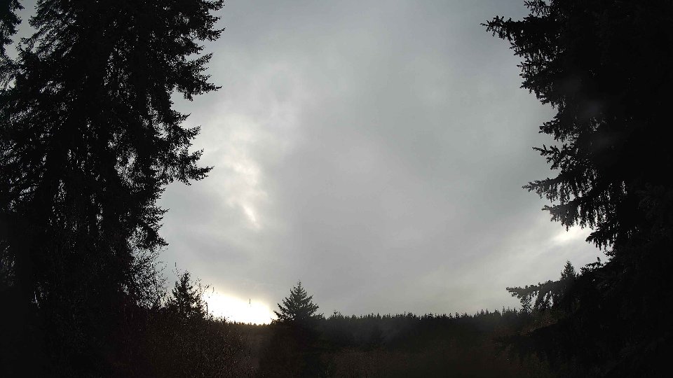 Pacific Northwest skyline timelapse frame from Dec 21st, 2025 at 3:00 PM