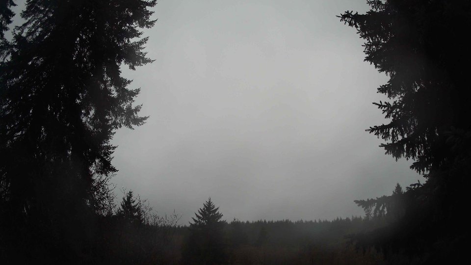 Pacific Northwest skyline timelapse frame from Dec 21st, 2025 at 4:45 PM