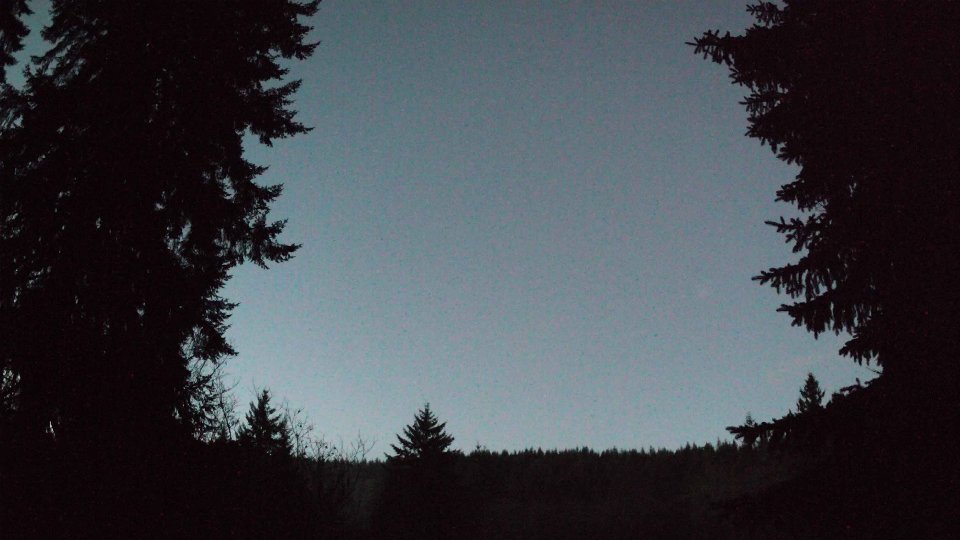 Pacific Northwest skyline timelapse frame from Dec 22nd, 2025 at 7:15 AM