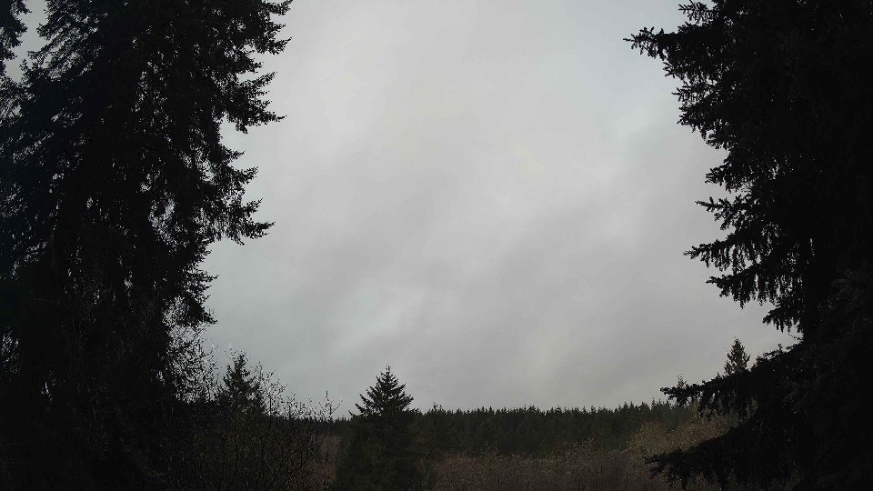 Pacific Northwest skyline timelapse frame from Dec 22nd, 2025 at 8:15 AM