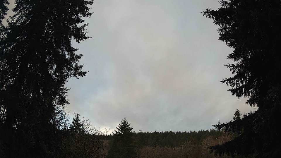 Pacific Northwest skyline timelapse frame from Dec 22nd, 2025 at 9:15 AM