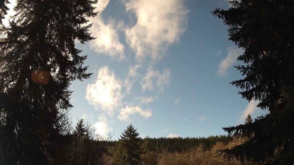 Pacific Northwest skyline timelapse frame from Dec 22nd, 2025 at 11:30 AM